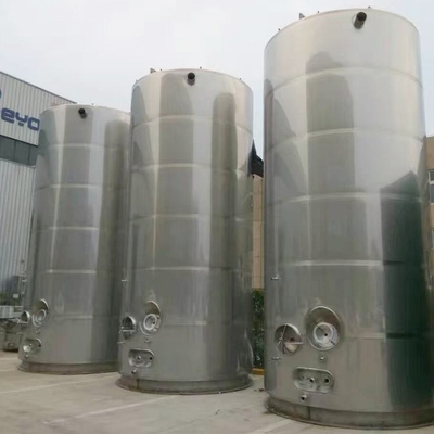 Cấp thực phẩm Thép không gỉ Bể chứa sữa lạnh 500 tấn 1000 tấn