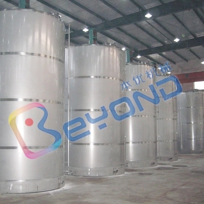Làm mát bể chứa bằng thép không gỉ Bể chứa sữa Silo ngoài trời