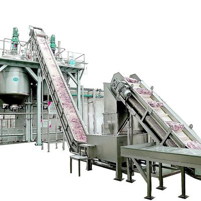 Được chứng nhận CE Sản xuất súp Máy chế biến thịt Chế biến thịt hoàn toàn tự động